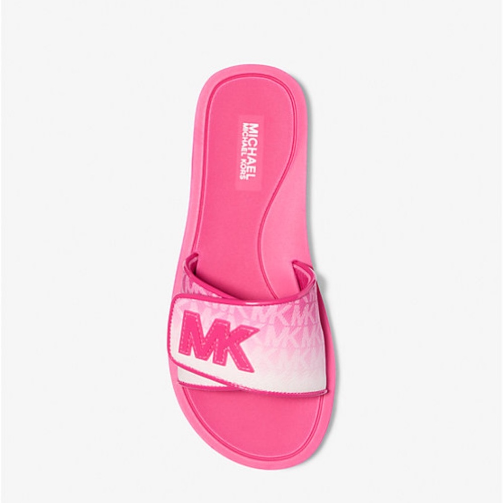 Michael Kors Pink Slide Sandals